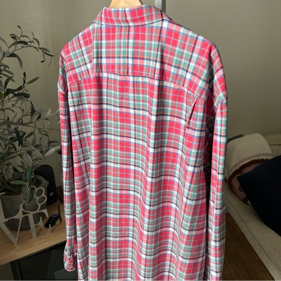 Cremieux Classics Men’s Red/white/blue/green Plaid L/S Button Up Size 3XB - Picture 7 of 11
